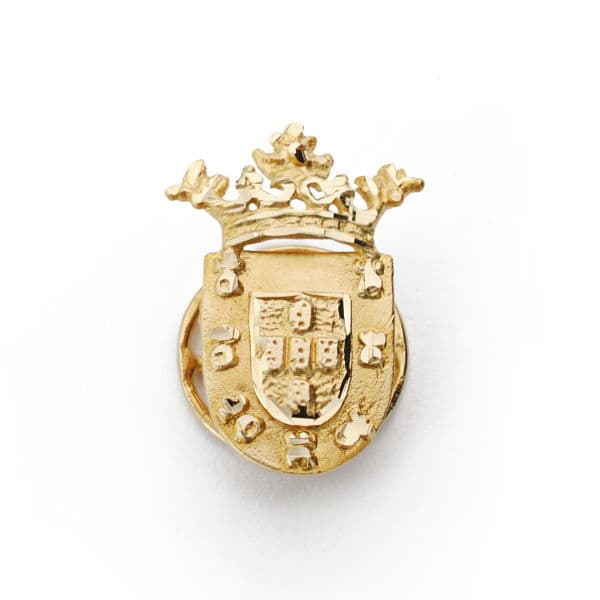 Ceuta-badge 18K geel goud (Spanje) 19X13 mm