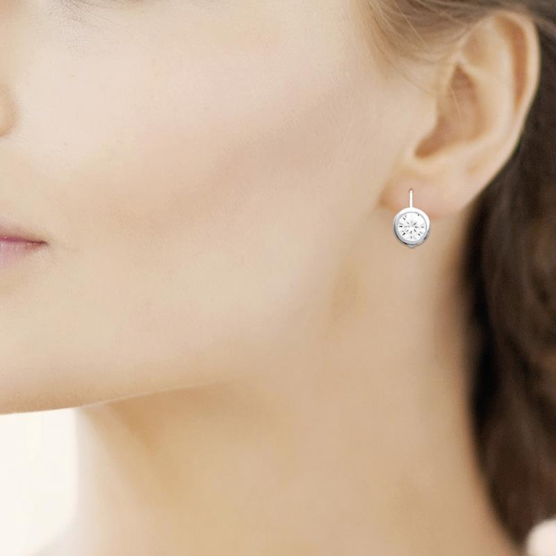 Dormeuse - Argent - Boucles d'Oreilles