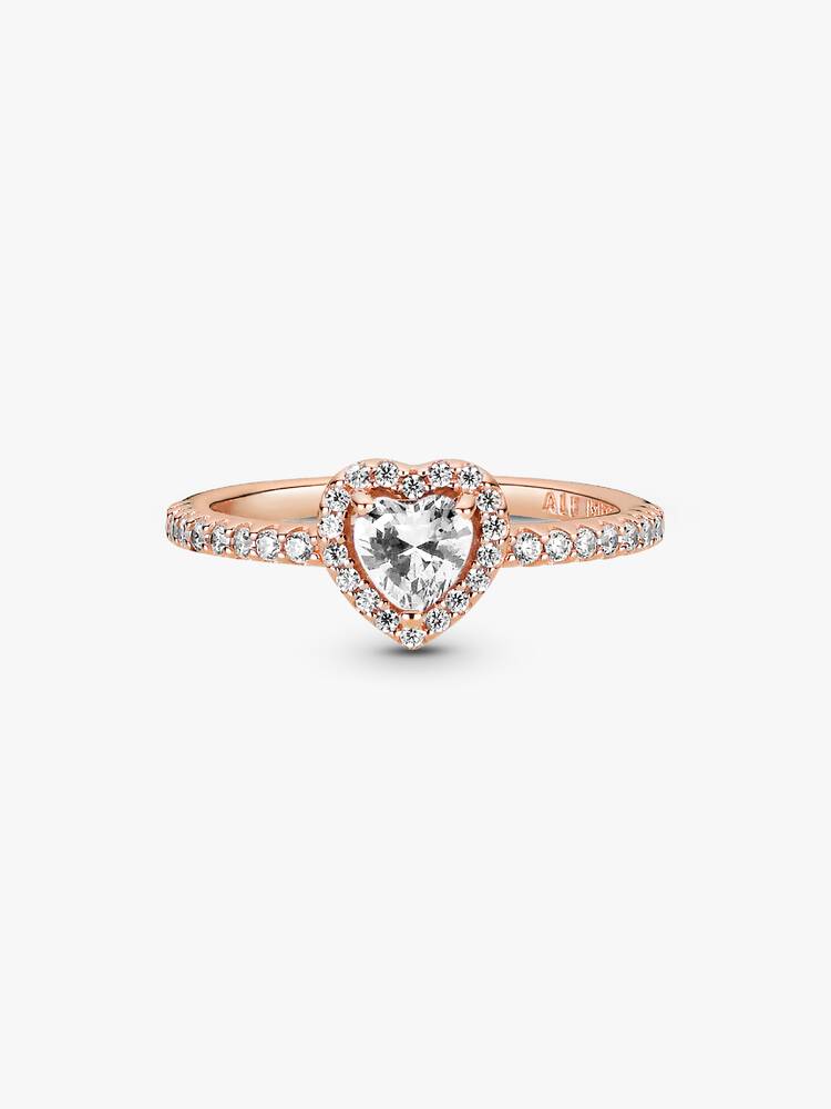 Ring Pandora - Glitrende hævet hjerte | 188421C02