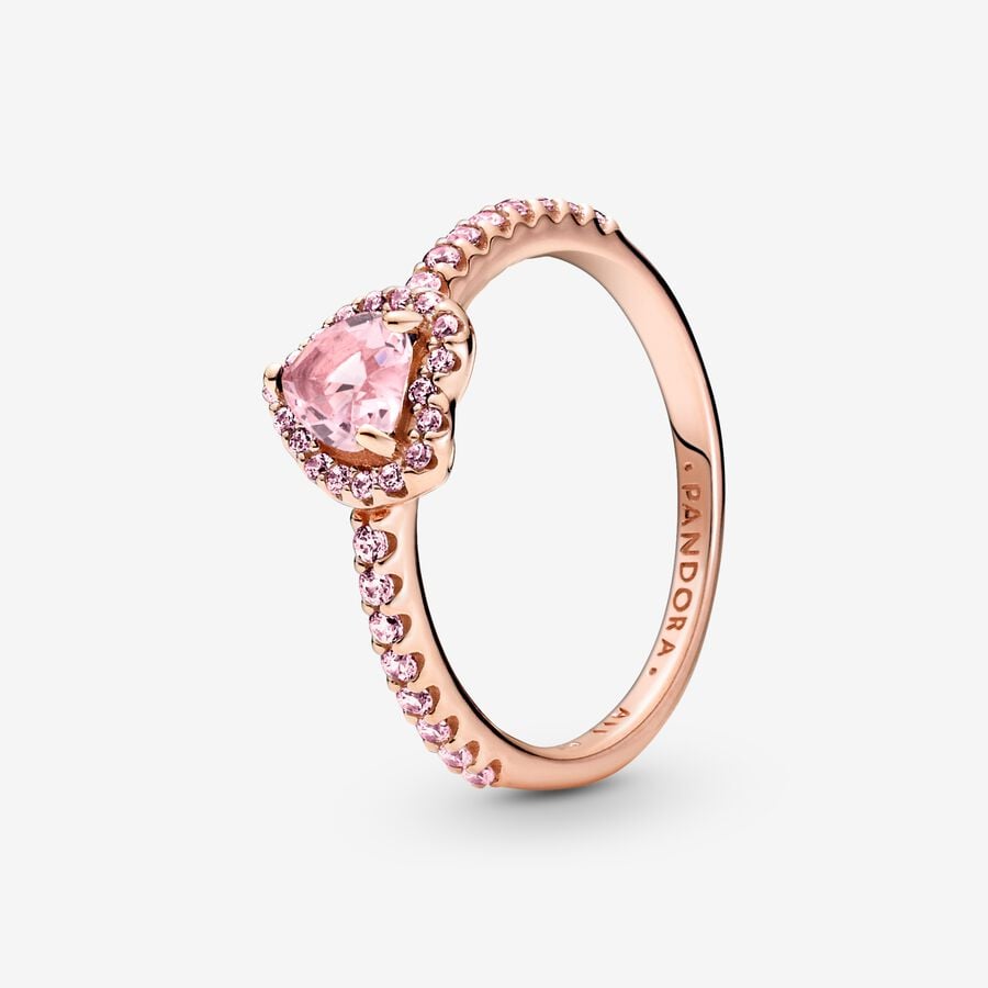 Herz – Rosa- und Roségold – Pandora-Ring