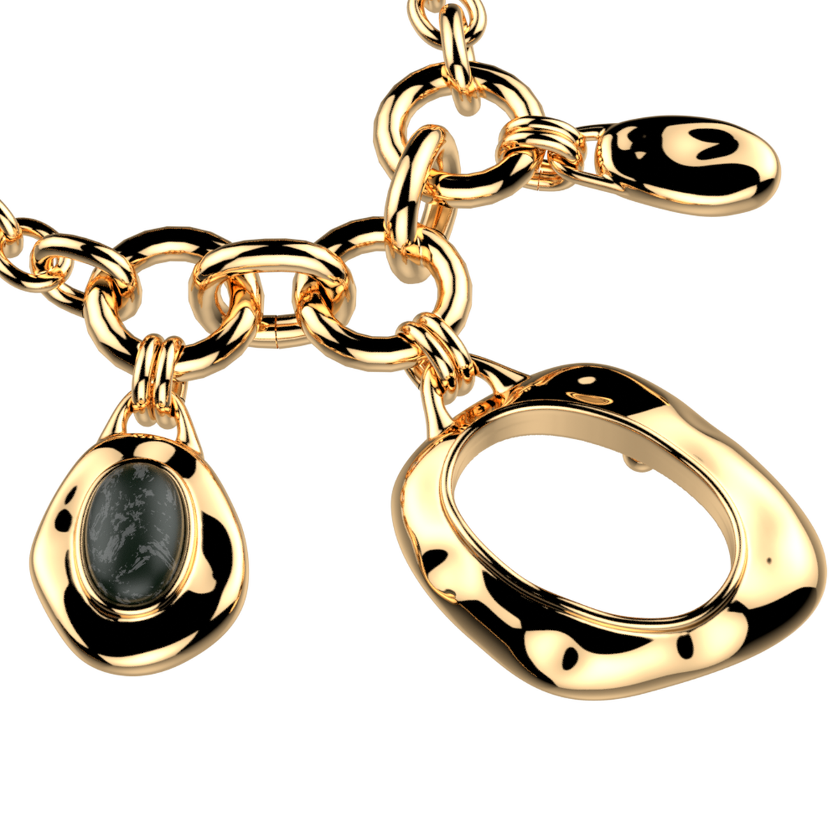 Collier Miranda personnalisable doré – Les Georgettes – vue 2