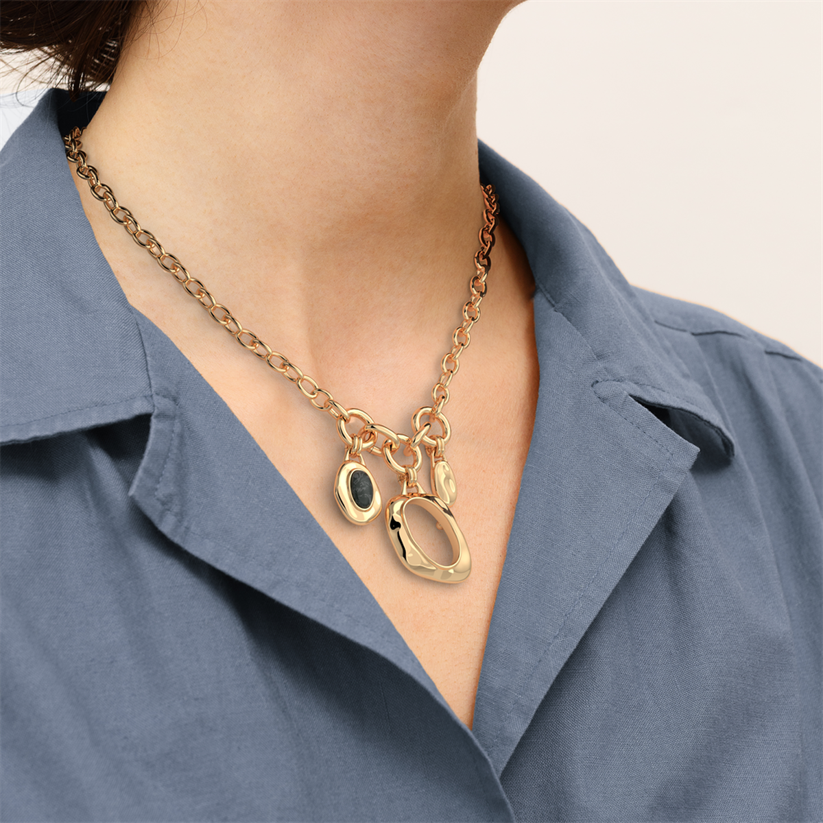 Collier Miranda personnalisable doré – Les Georgettes – vue 3