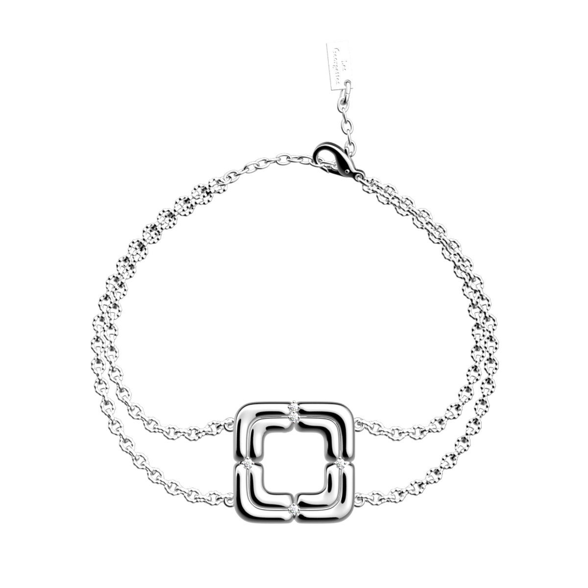 Bracelet chaîne Allure argenté – Les Georgettes