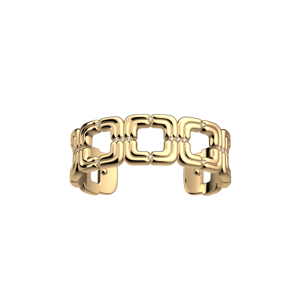 Manchette Allure 14 mm dorée – Les Georgettes