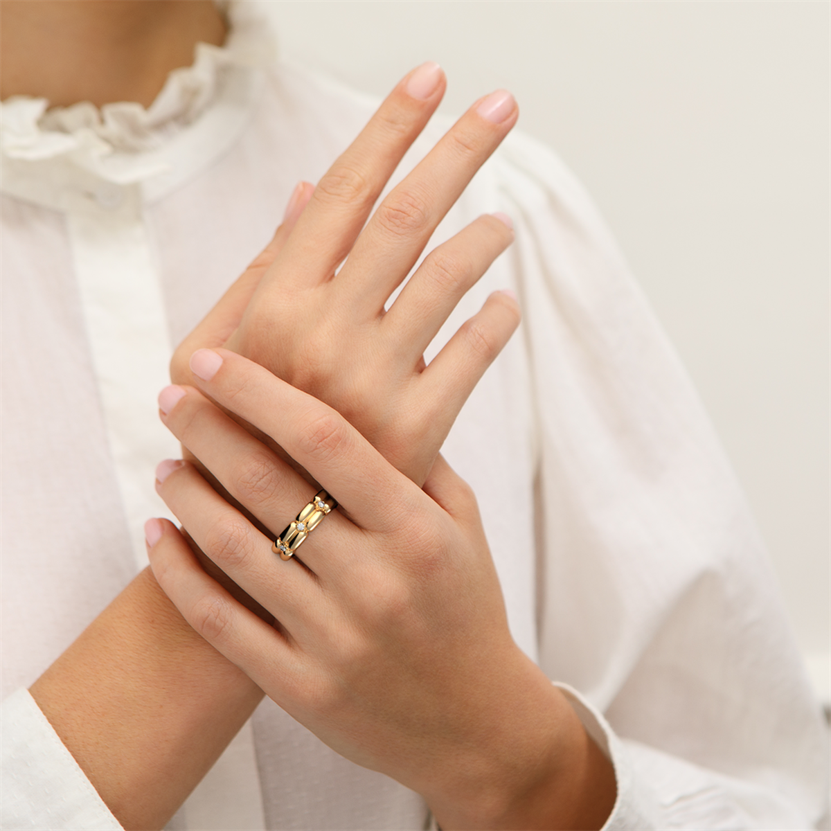 Bague Allure dorée – Les Georgettes – vue 3