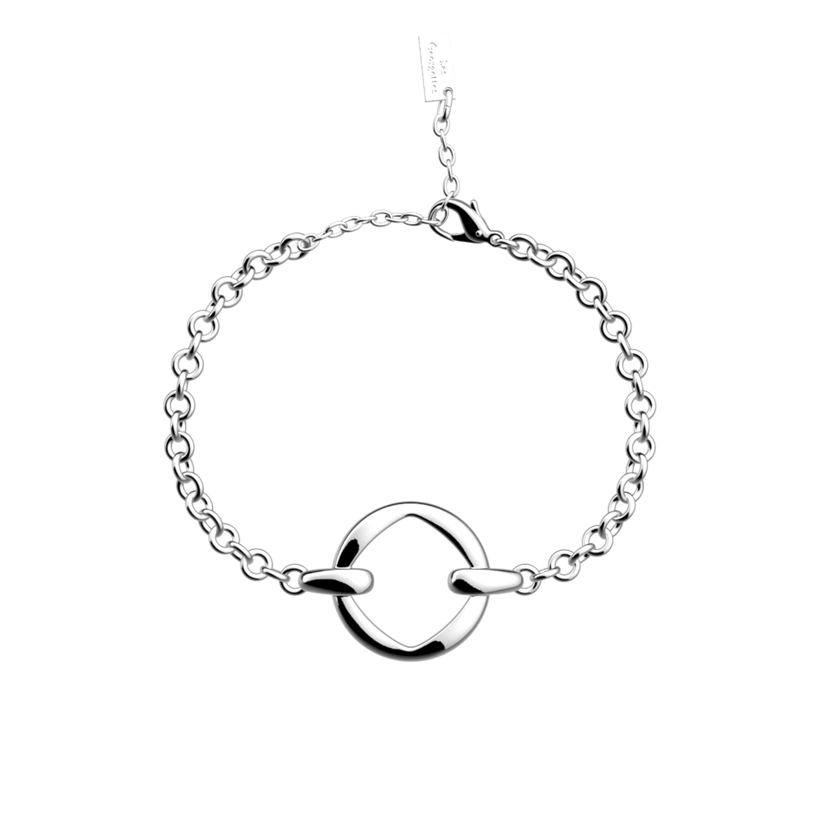 Bracelet chaîne Runway argenté – Les Georgettes