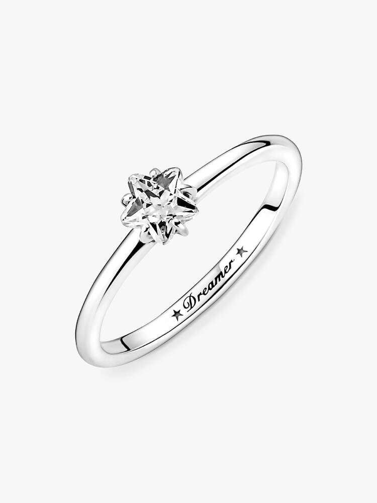 Prsten Pandora - Celestial Twinkling Star Solitaire | 190026C01