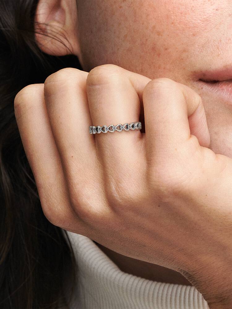 anillo Pandora - Corona de Corazones | 190980