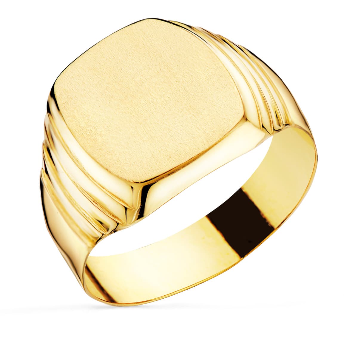 18K Chevalier Homme en Or Jaune Diamant