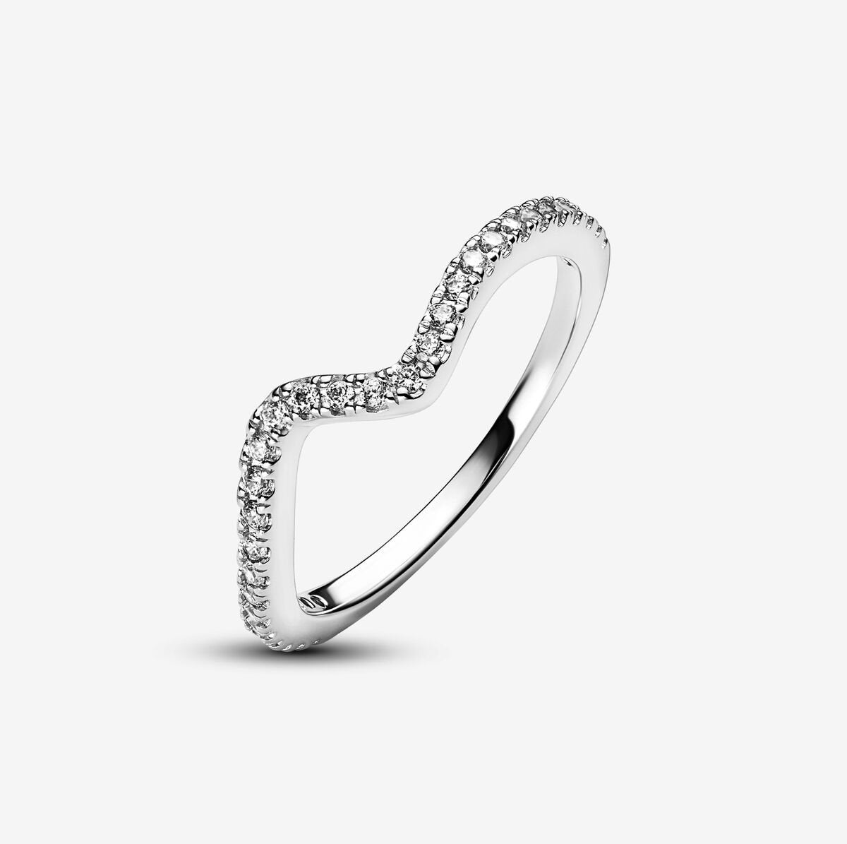 Vague Scintillante - Argent - Bague Pandora