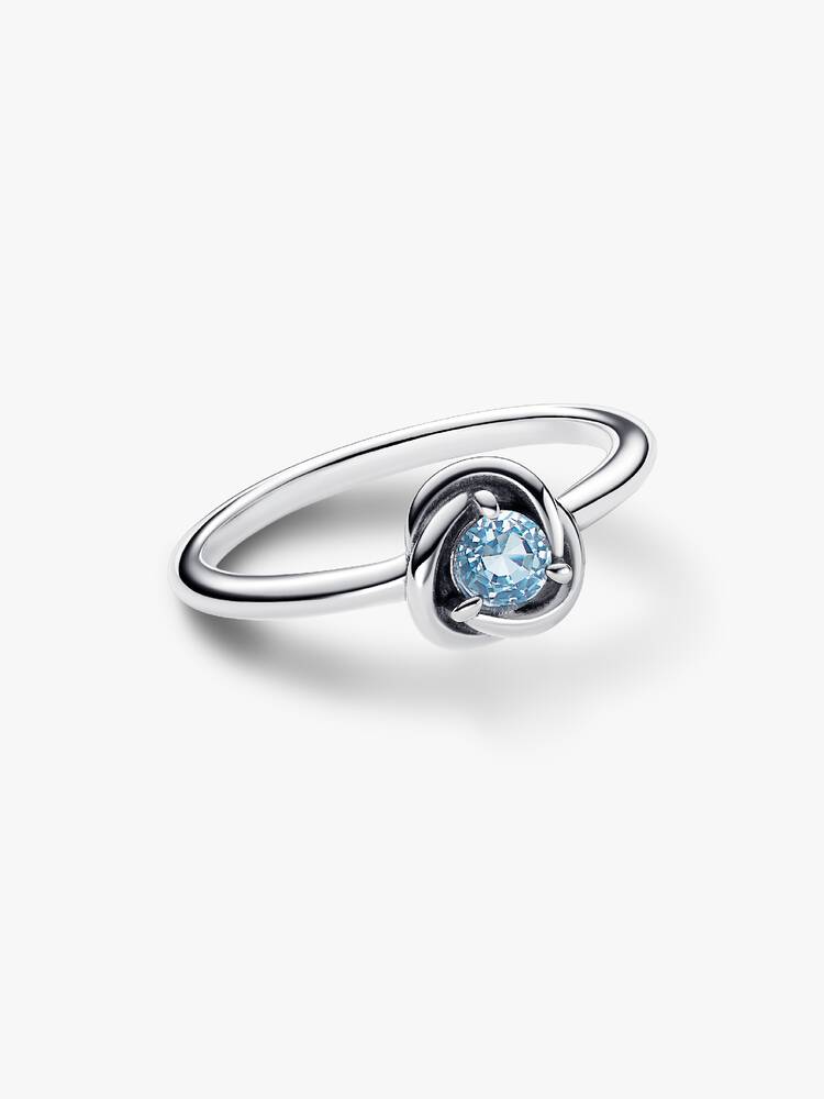 Prsten Pandora - Azure Blue Circles of Eternity | 192993C03