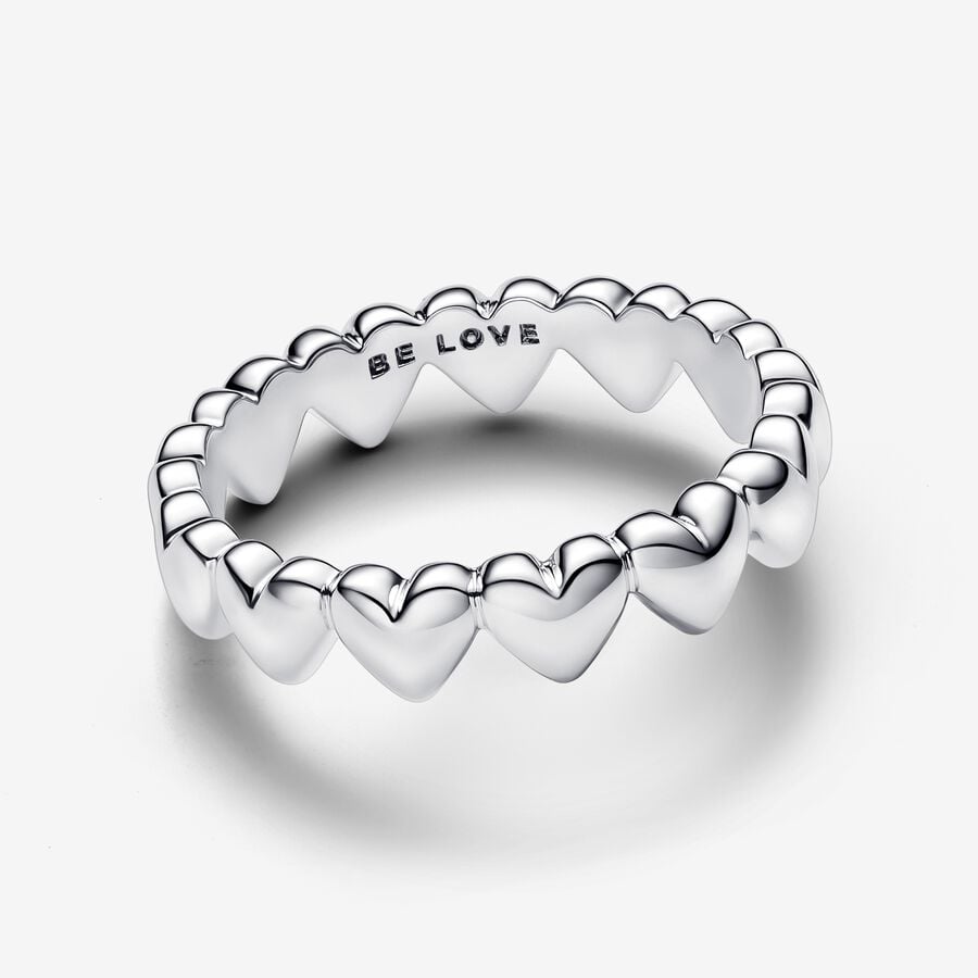 Farandole de Coeurs - Argent - Bague Pandora