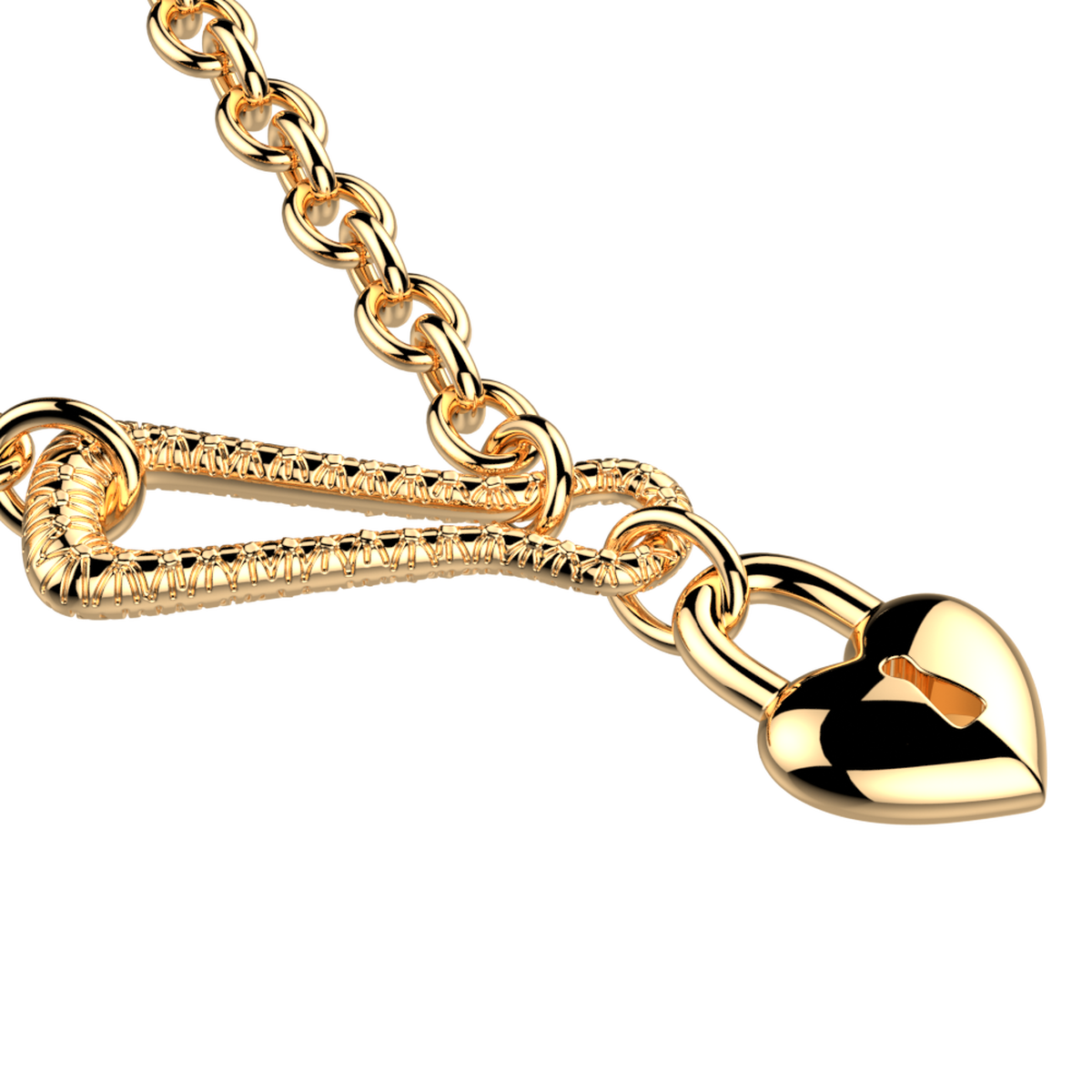 Collier Afterwork doré – Les Georgettes – vue 3