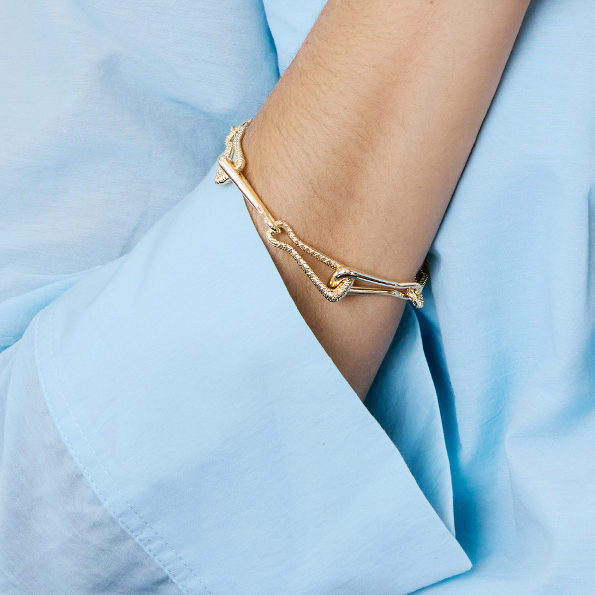 Bracelet chaîne Afterwork doré – Les Georgettes