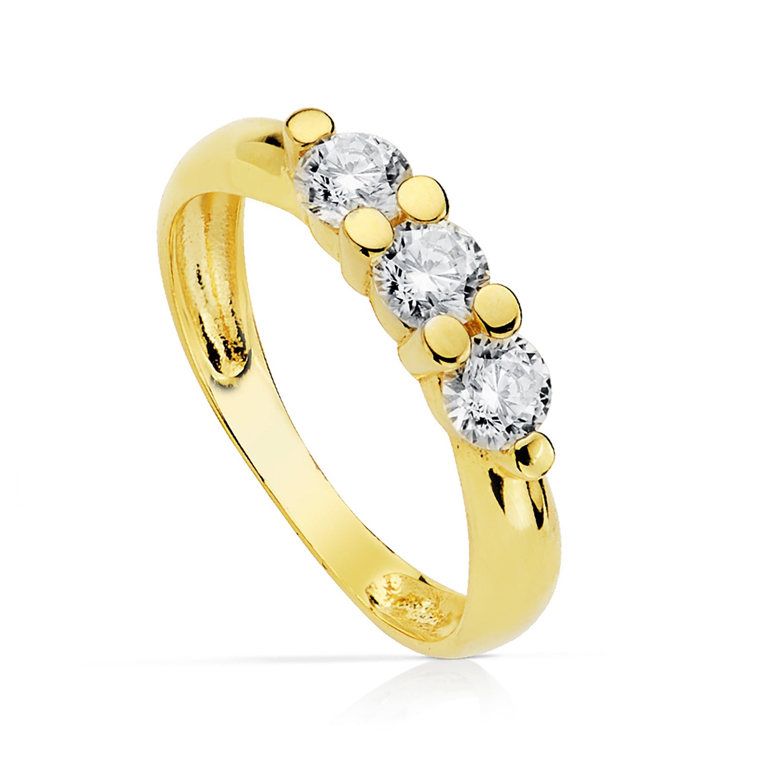 Ring i 18K gult guld