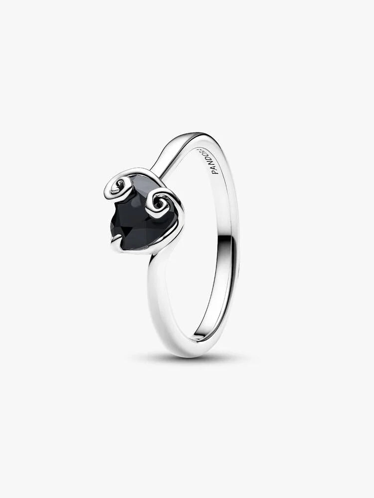 Disney The Nightmare Before Christmas Heart of Jack Ring Black Silver | Pandora