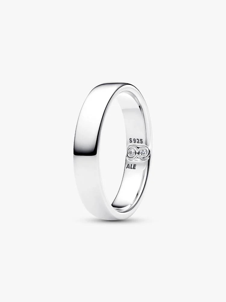 Bague Anneau Classique Gravable Argent