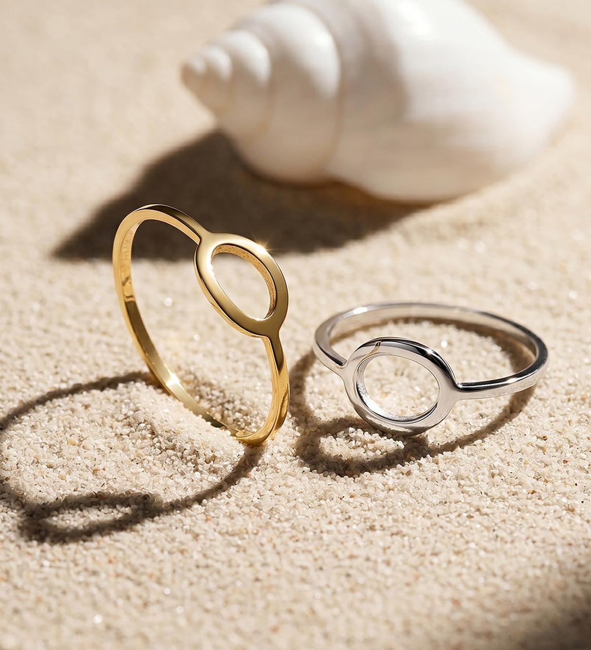Bague motif ovale ajouré – Or 18 carats – Or blanc, vue 2