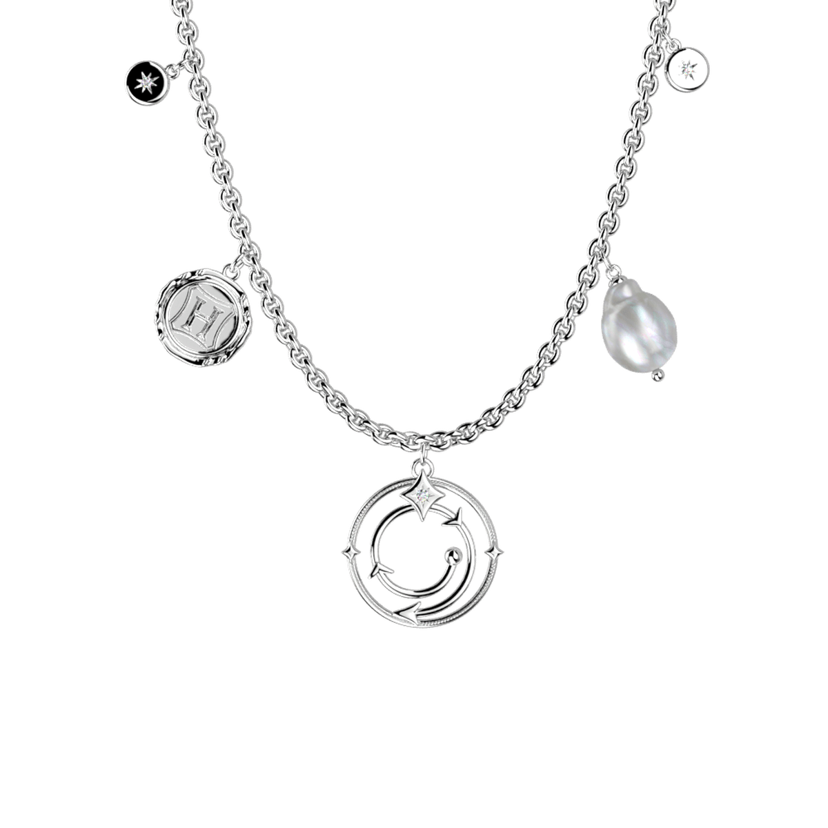 Collier Enchantement perles de verre argenté – Les Georgettes x Harry Potter