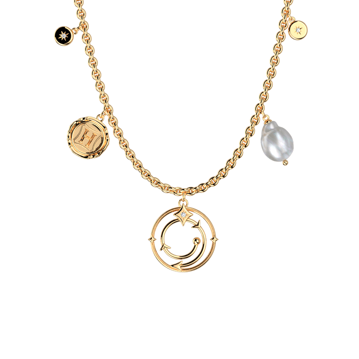 Collier Enchantement perles de verre doré – Les Georgettes x Harry Potter