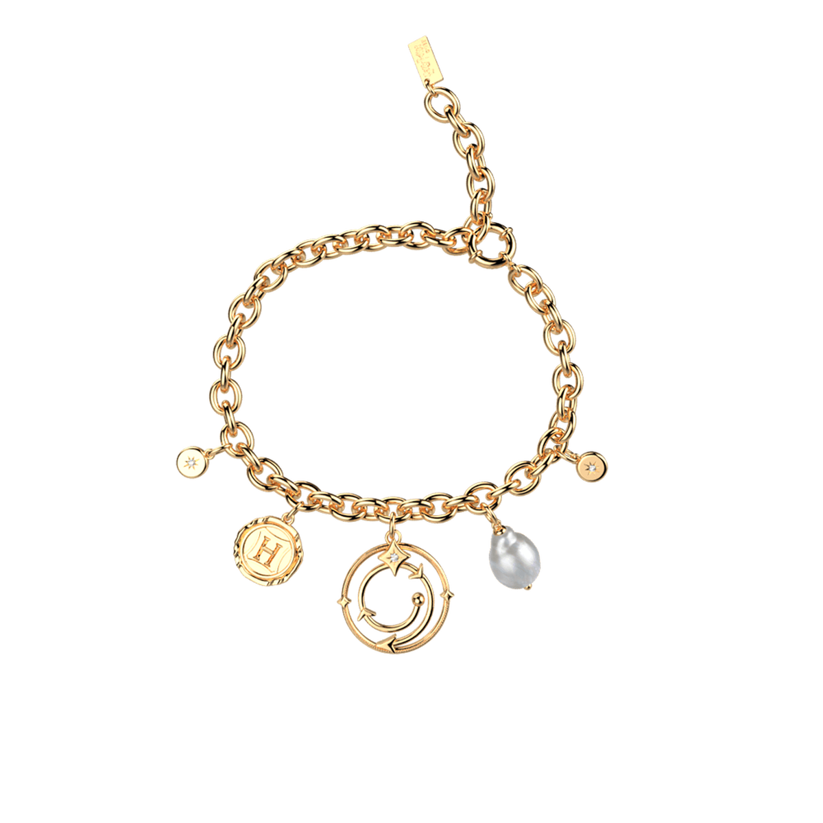 Bracelet chaîne Enchantement perles de verre doré – Les Georgettes x Harry Potter