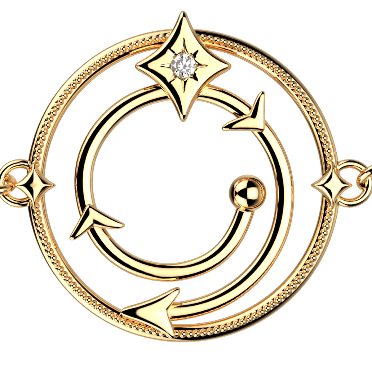 Bracelet chaîne Enchantement doré – Les Georgettes x Harry Potter – vue 2