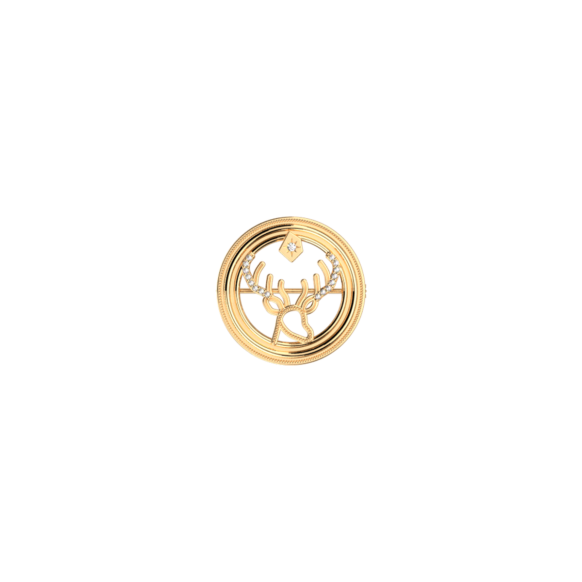 Broche Patronus Cerf dorée – Les Georgettes x Harry Potter