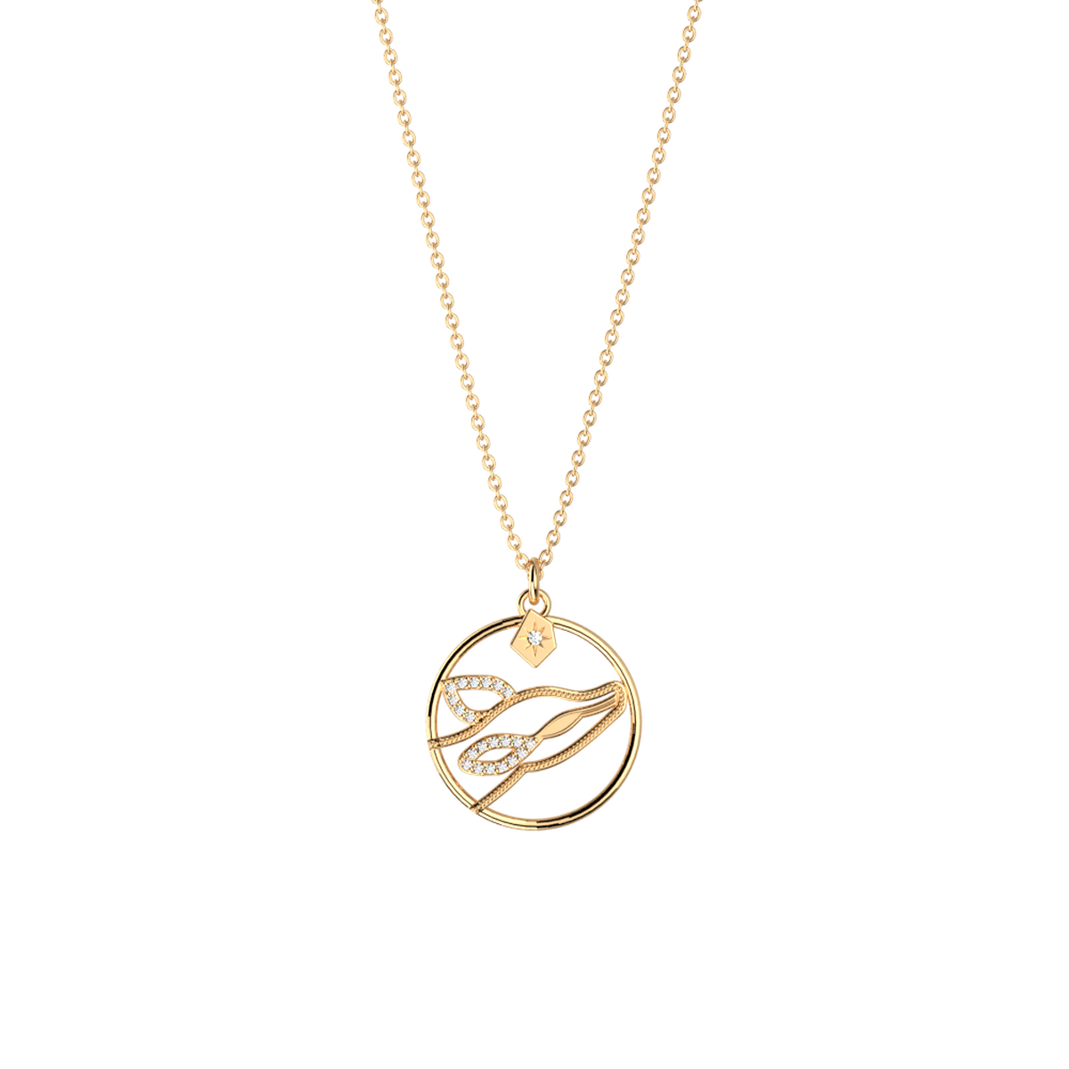 Collier Patronus Biche doré – Les Georgettes x Harry Potter