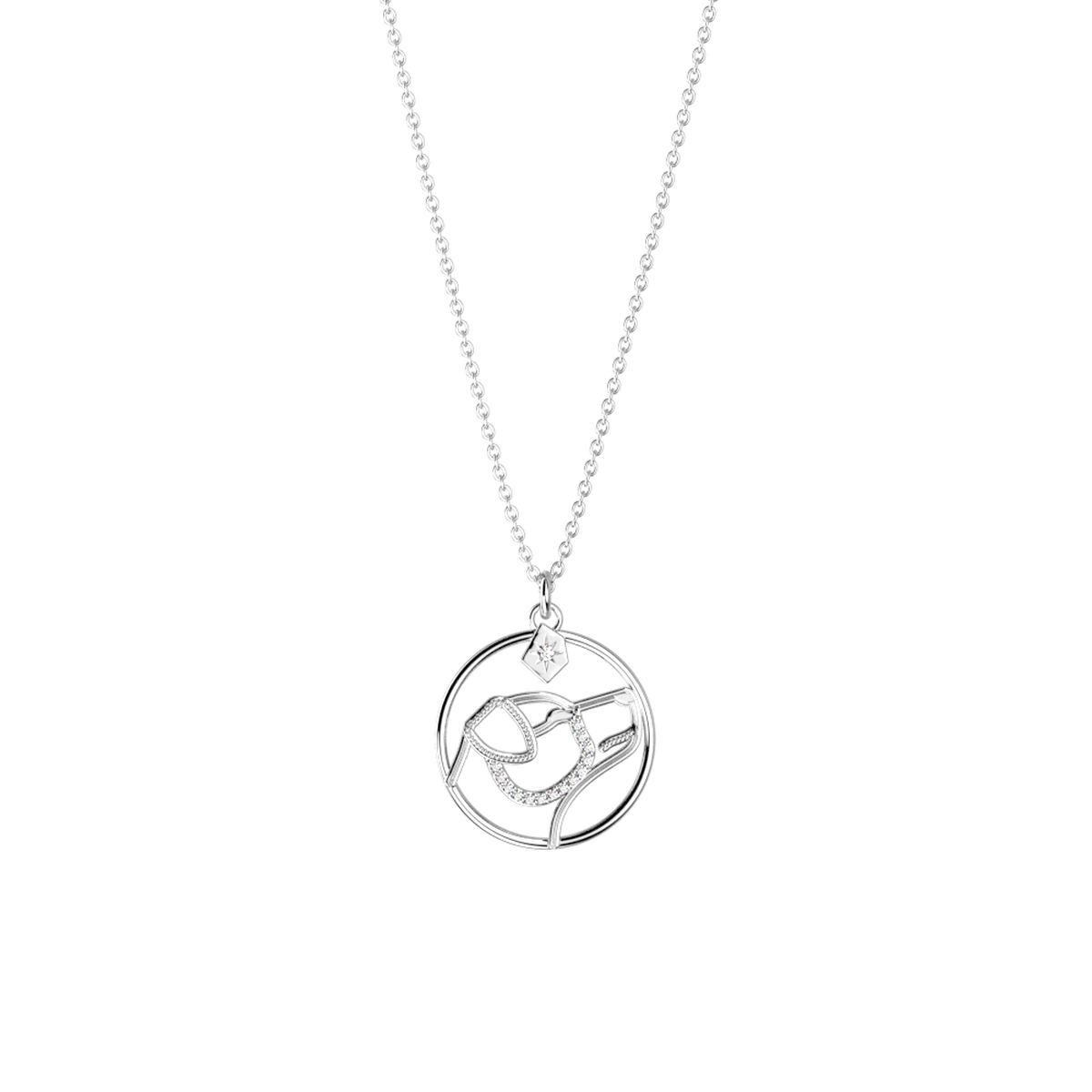 Collier Patronus Chien argenté – Les Georgettes x Harry Potter