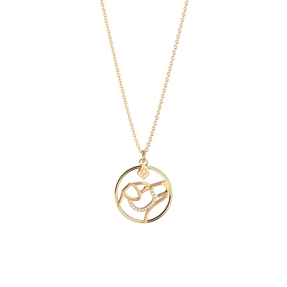Collier Patronus Chien doré – Les Georgettes x Harry Potter