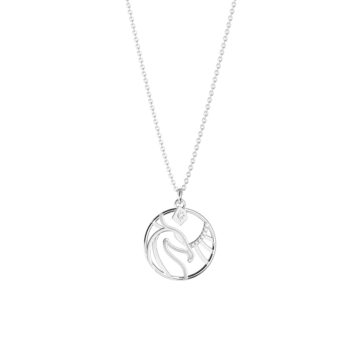 Collier Patronus Phoenix argenté – Les Georgettes x Harry Potter