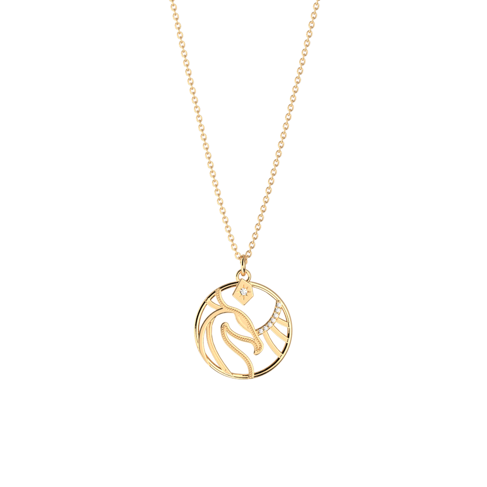 Collier Patronus Phoenix doré – Les Georgettes x Harry Potter