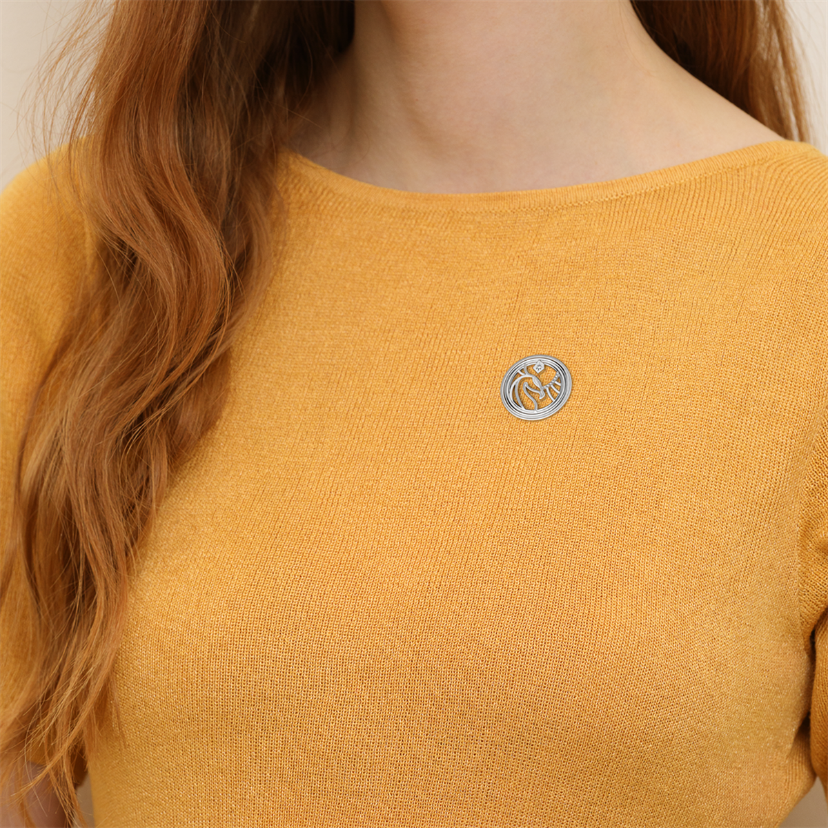 Broche Patronus Phoenix argentée – Les Georgettes x Harry Potter – vue 4