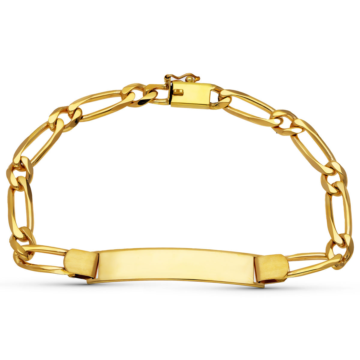 18K gult guld Curb Chain män
