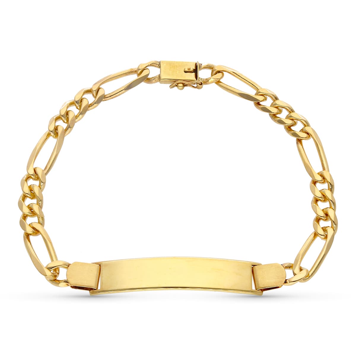 18K Solid Gul Guld Kantstenskæde 22 Cm 6 mm