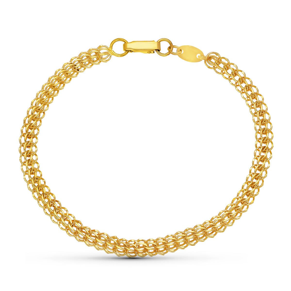 Pulsera Caraqueña Oro Amarillo 18