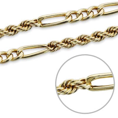 Cordon Cartier Or Jaune 18K 50 Cm 4 mm