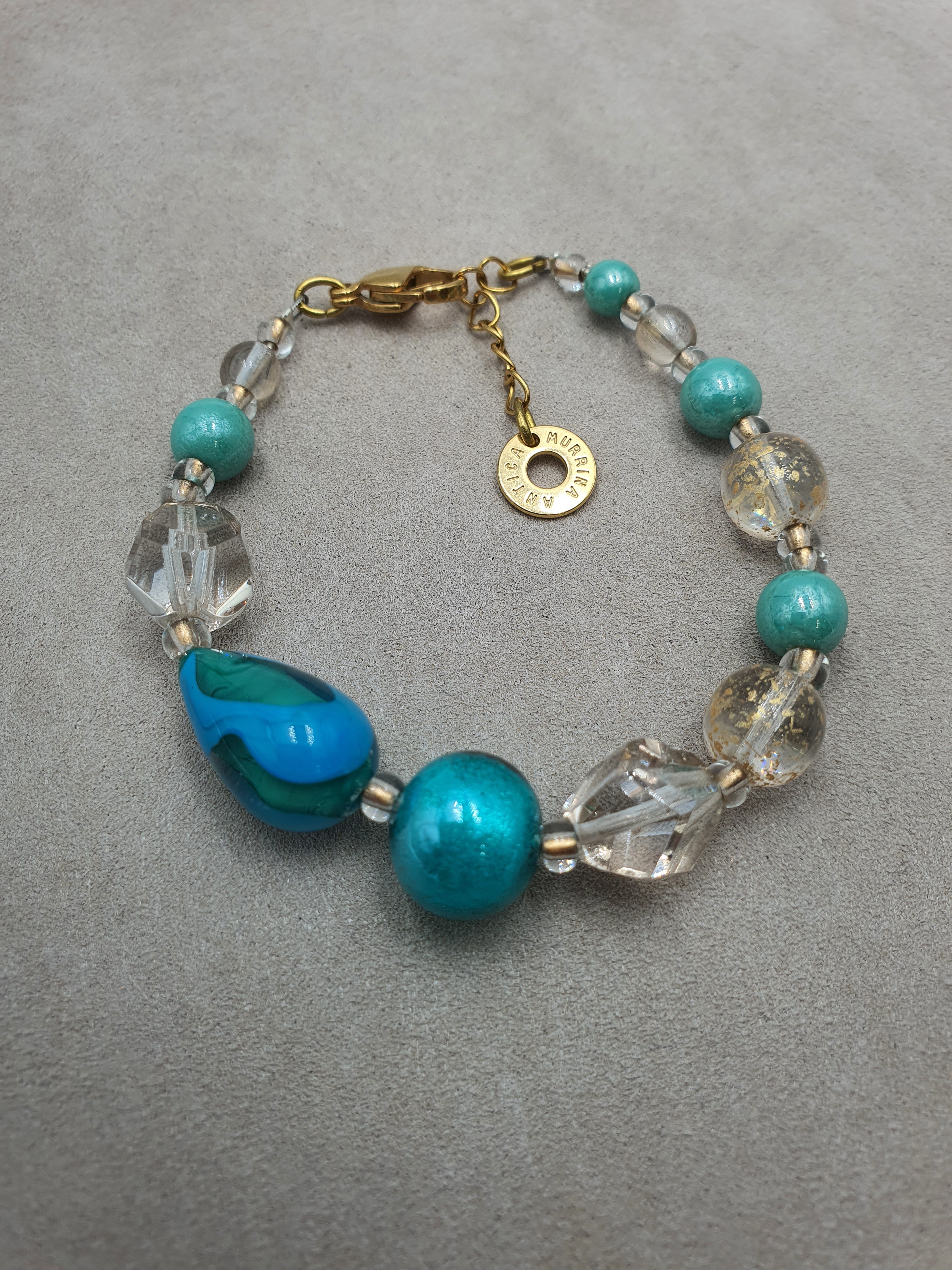 Celestia - Turquoise - Bracelet - Antica Murrina
