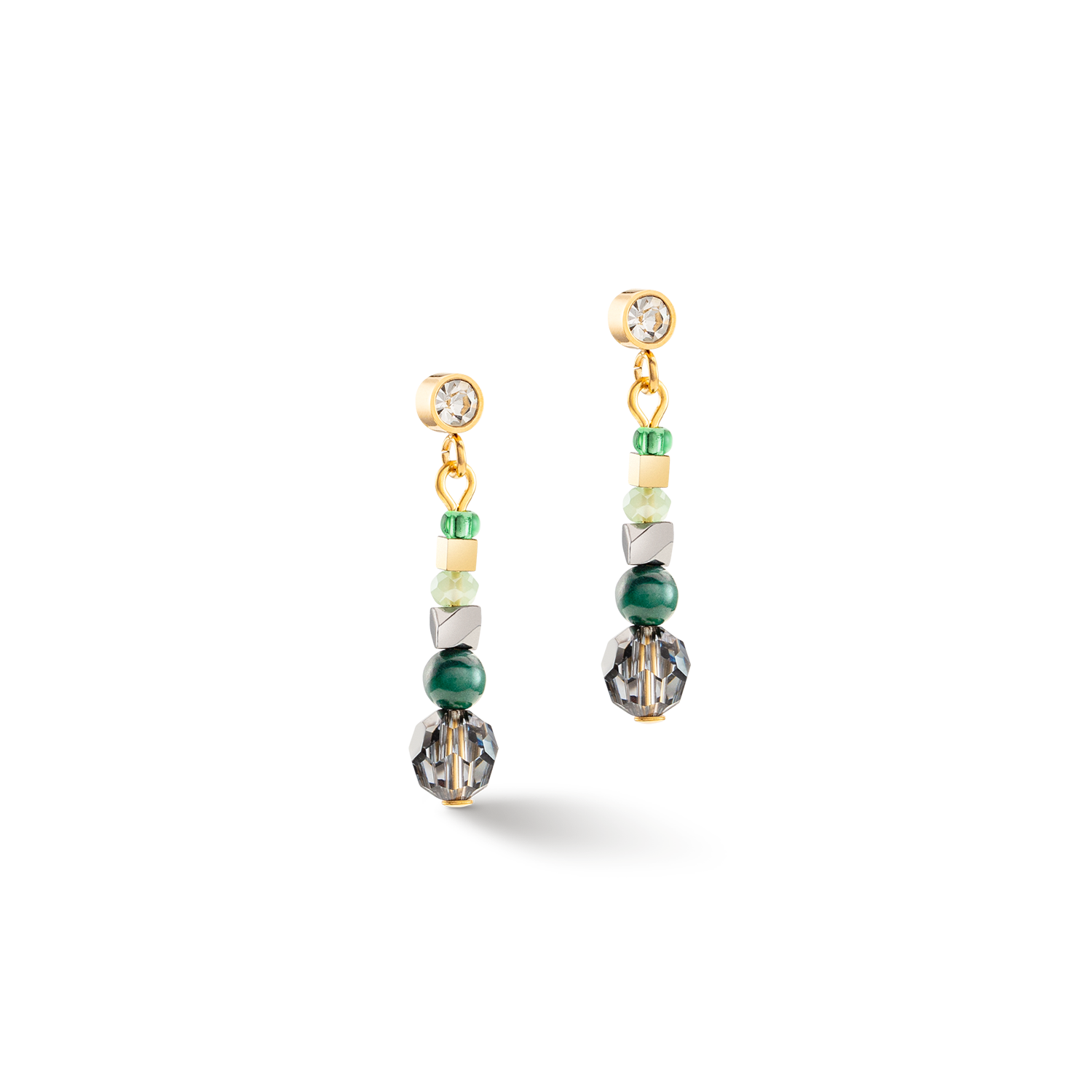 Collection 2035 - Green - Earrings - Lionheart 