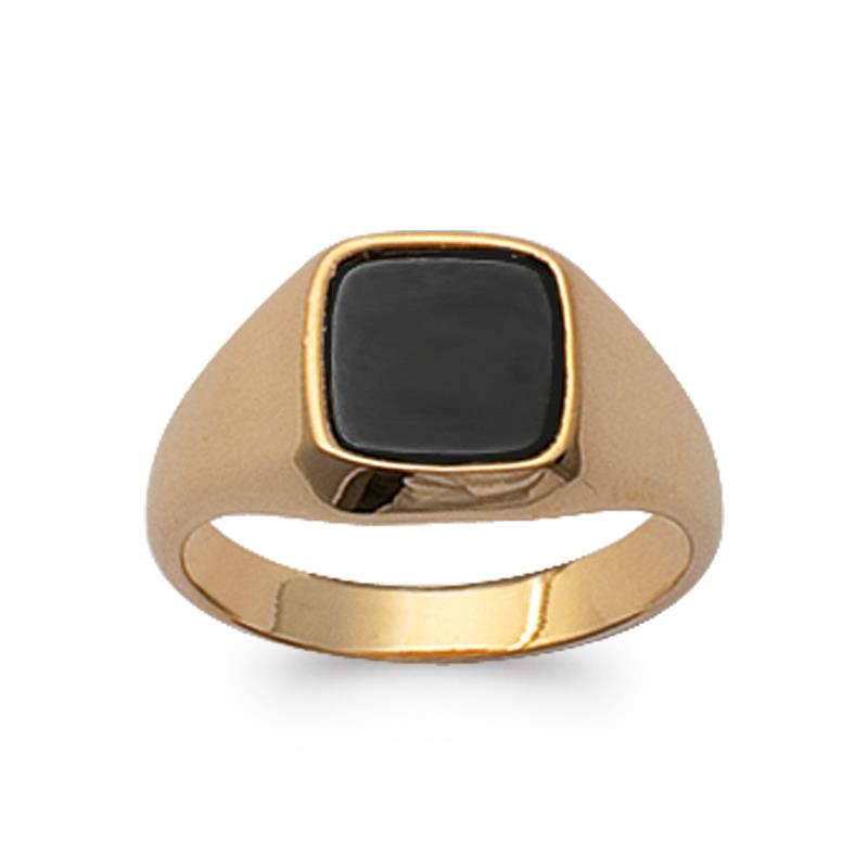 Signet Ring - Square - Gold Plated