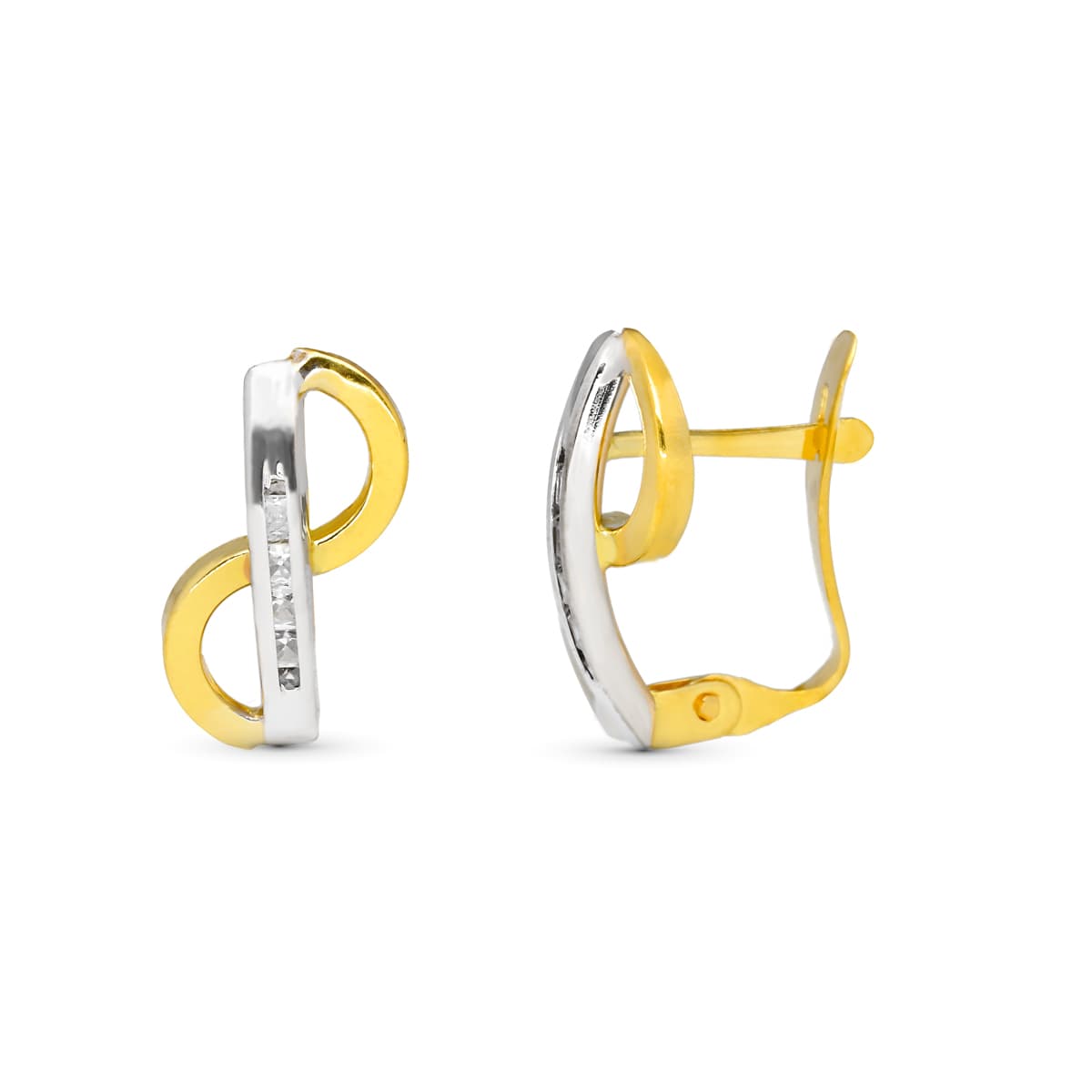 Pendientes Oro 18K Circonitas