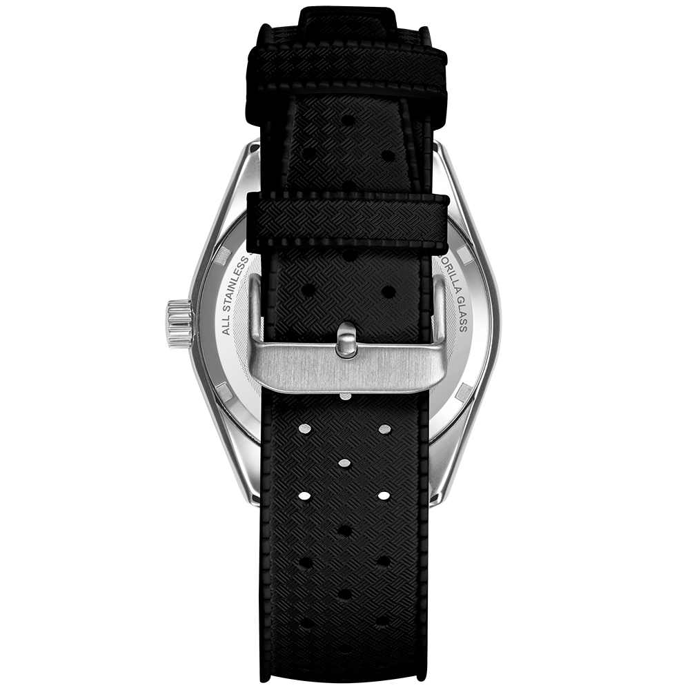 Montre mixte Pierre Lannier BORA 207K133 – cadran noir bracelet caoutchouc noir – vue 6