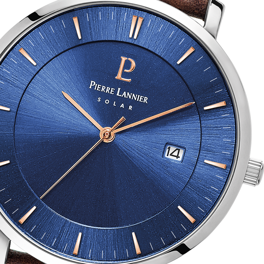 Inti - Silver Leather - Watch - Pierre Lannier