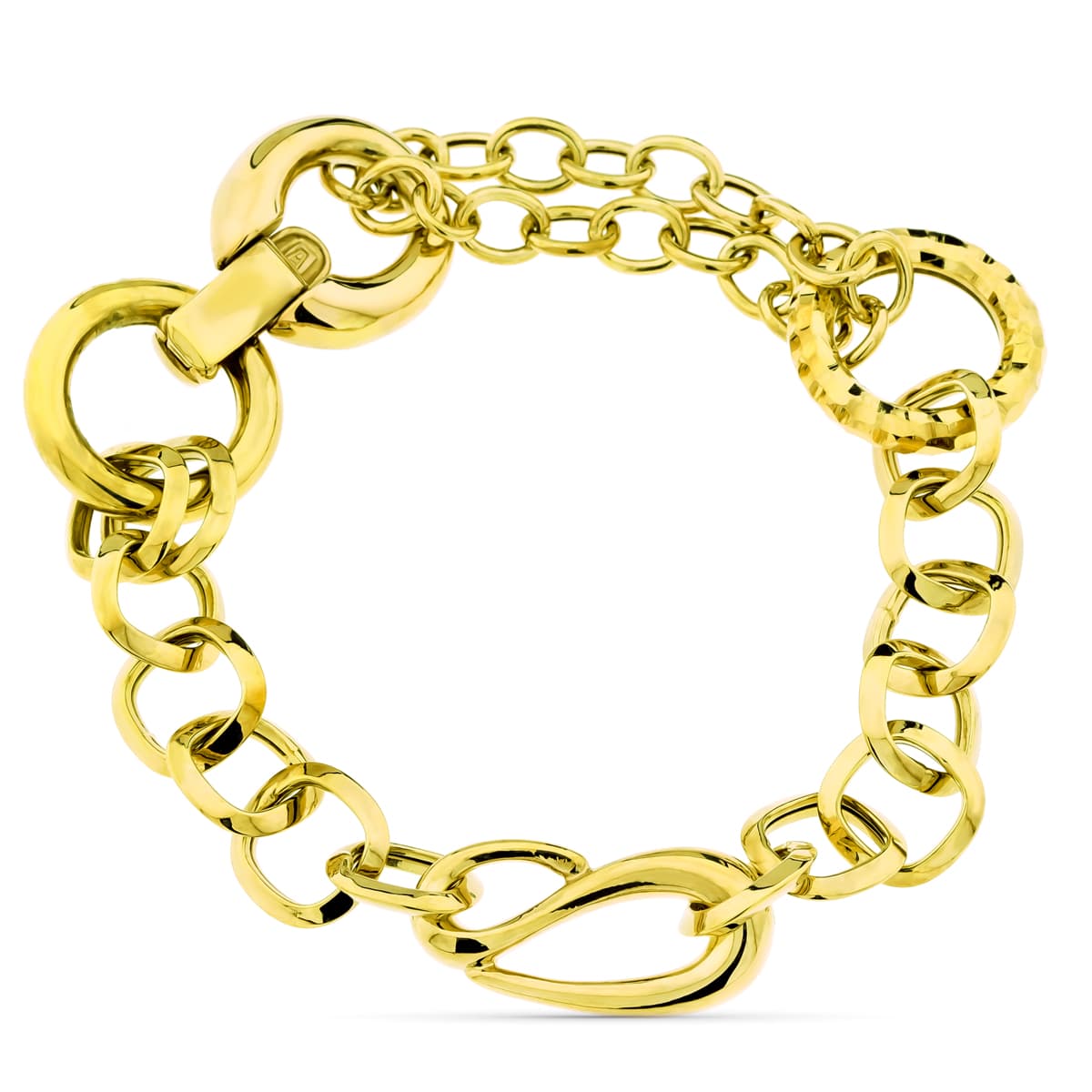 Bransoletka 18K lub żółte ogniwa 1435 gr