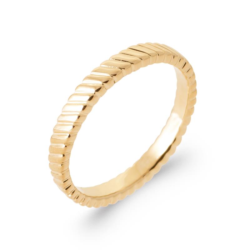 Alliance - Strie - Gold Plated Ring - Azuline