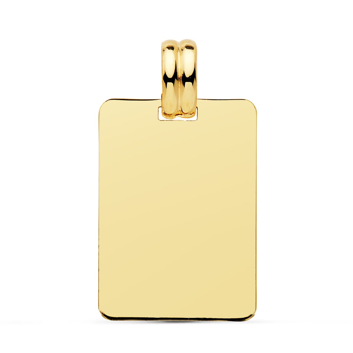 Deska pozlacená 18K žlutým zlatem 24X17 mm