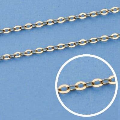 Chaîne en Or Jaune 18K Forcée 40CM 15 mm