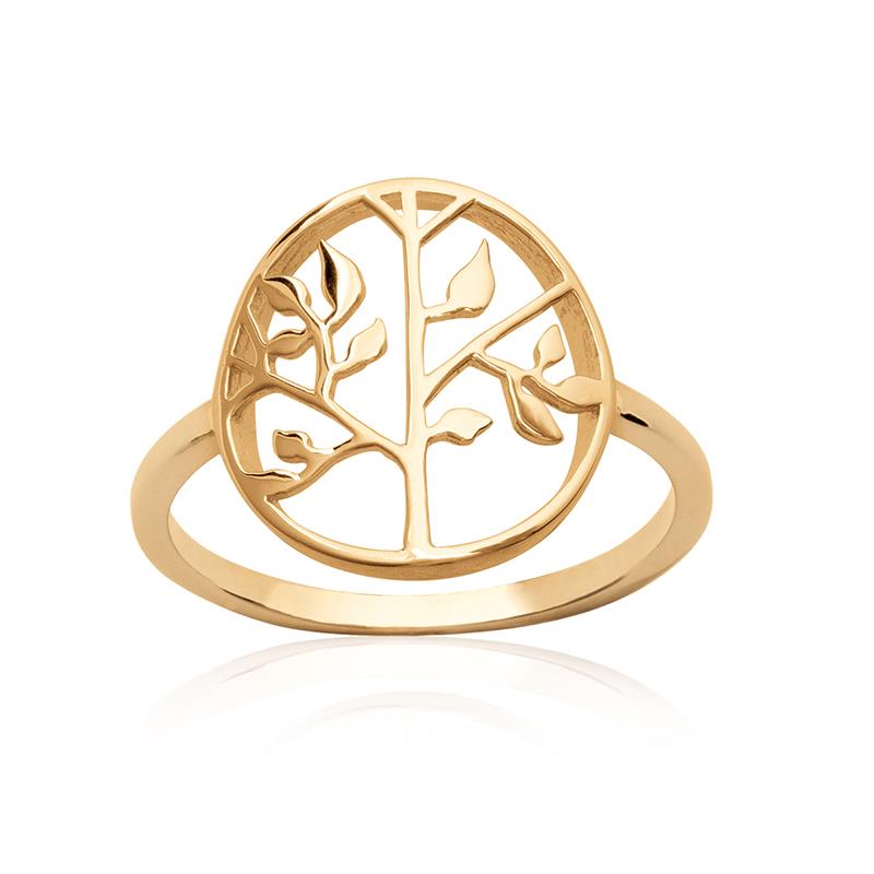 Baum des Lebens – Ring – vergoldet – Azulin
