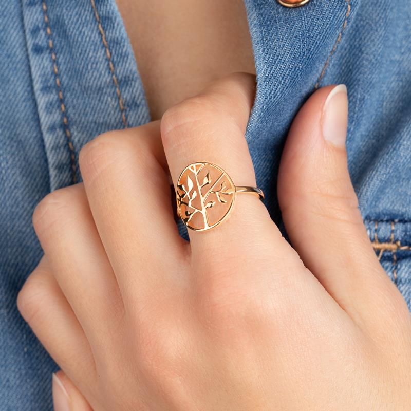Tree of Life - Ring - Gold Plated - Azulin