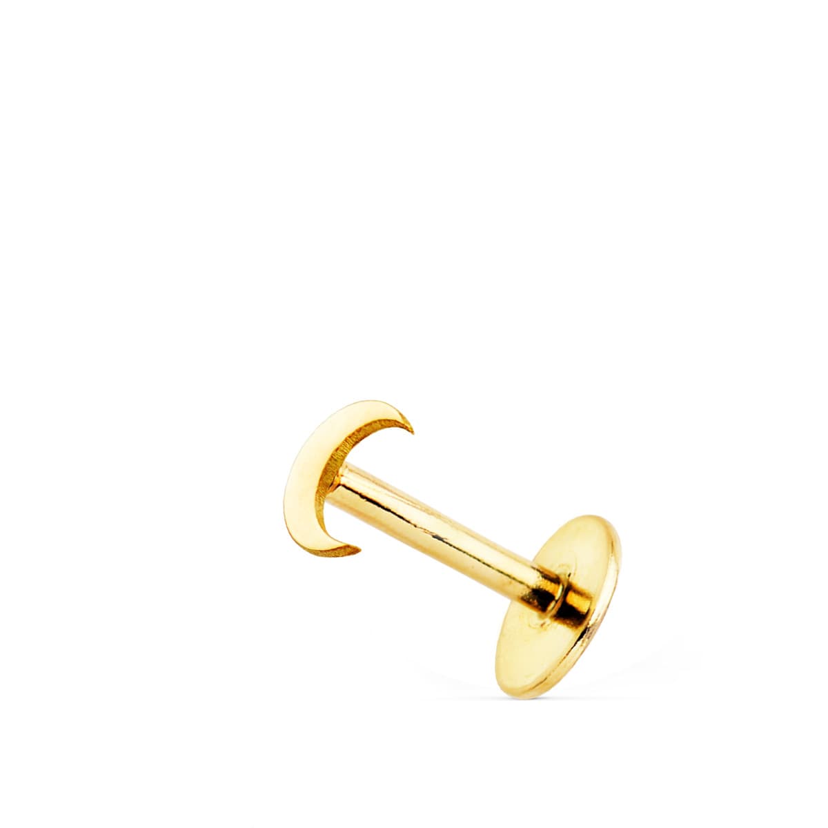 Perçage Doreille en Or Jaune 9K Croissant de Lune 4X3 mm ( Pièce )